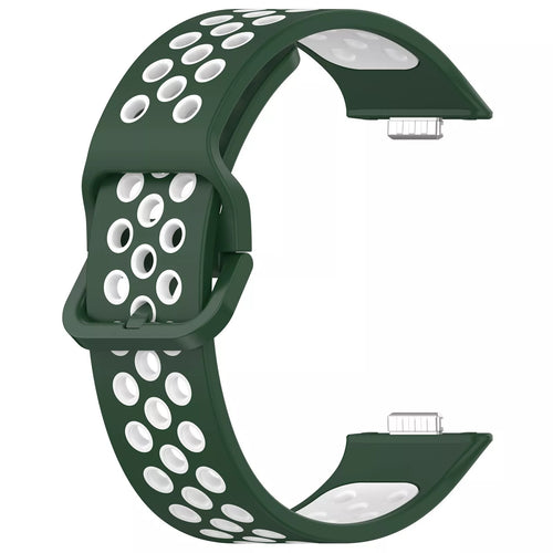 Huawei Watch Fit 4 Pro Sport Strap (Green/White)