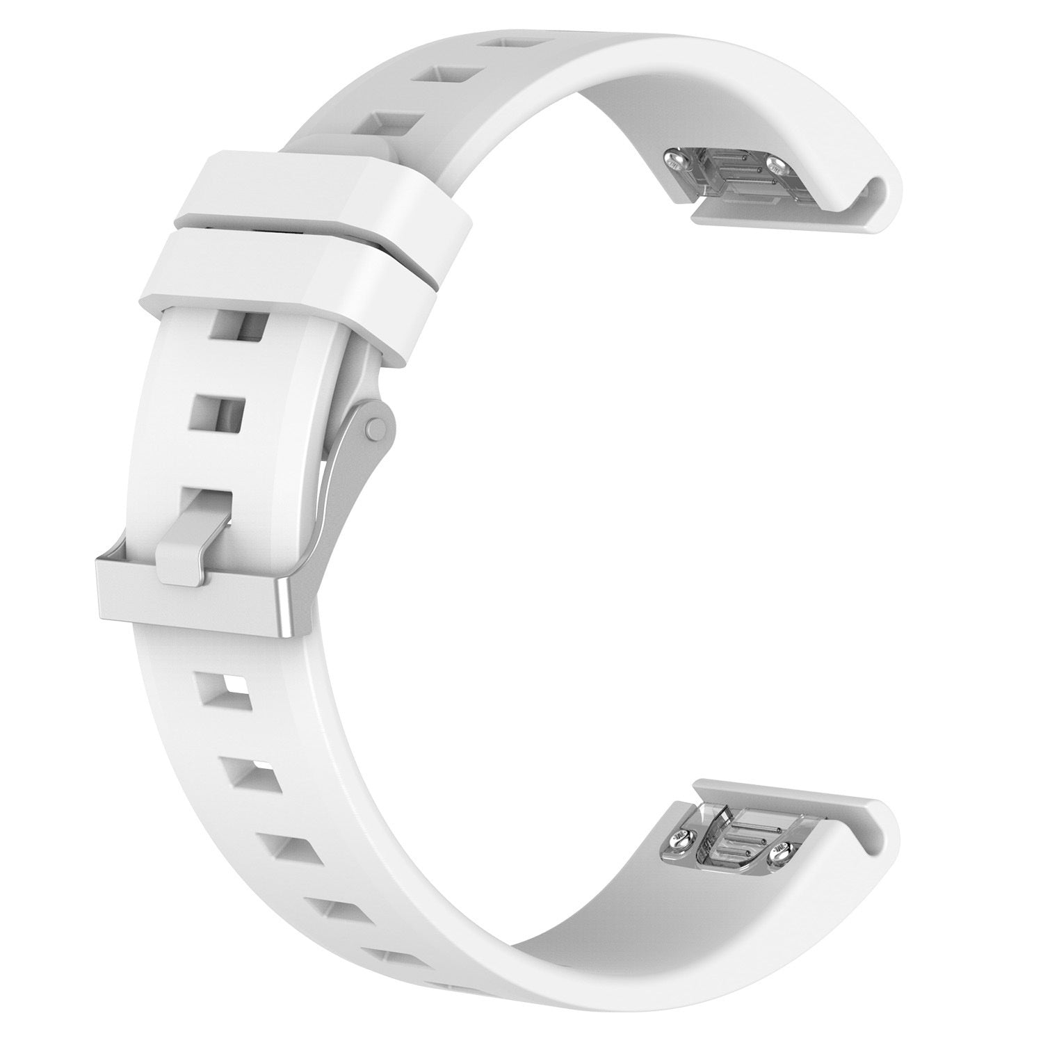 Garmin Approach S70 - 42mm Glänzendes Silikonarmband (Weiß)