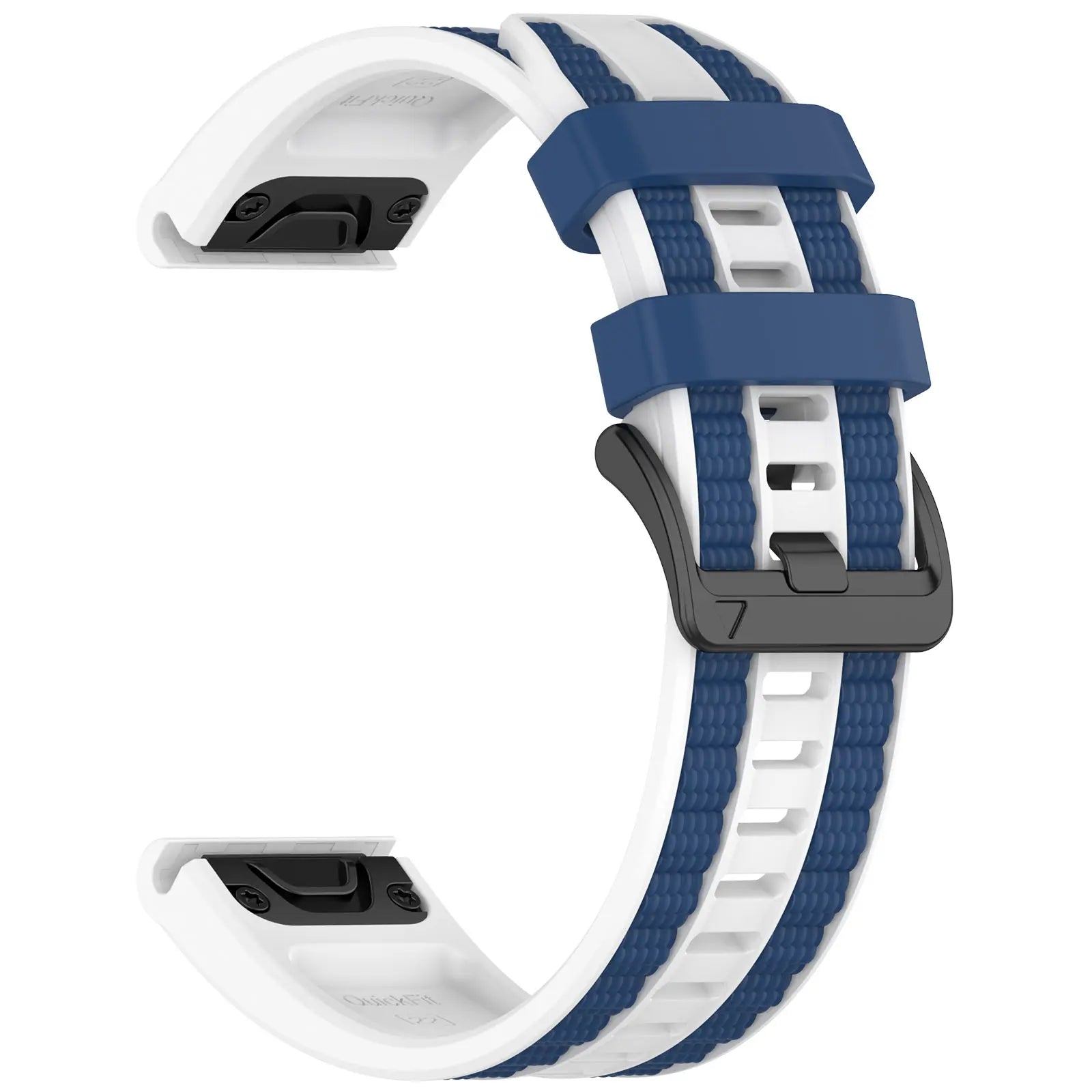Garmin Tactix 7 Sport Grain Armband (Weiß/Blau)
