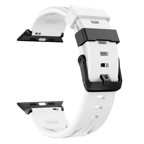 Apple Watch Race Silicone Strap (White)