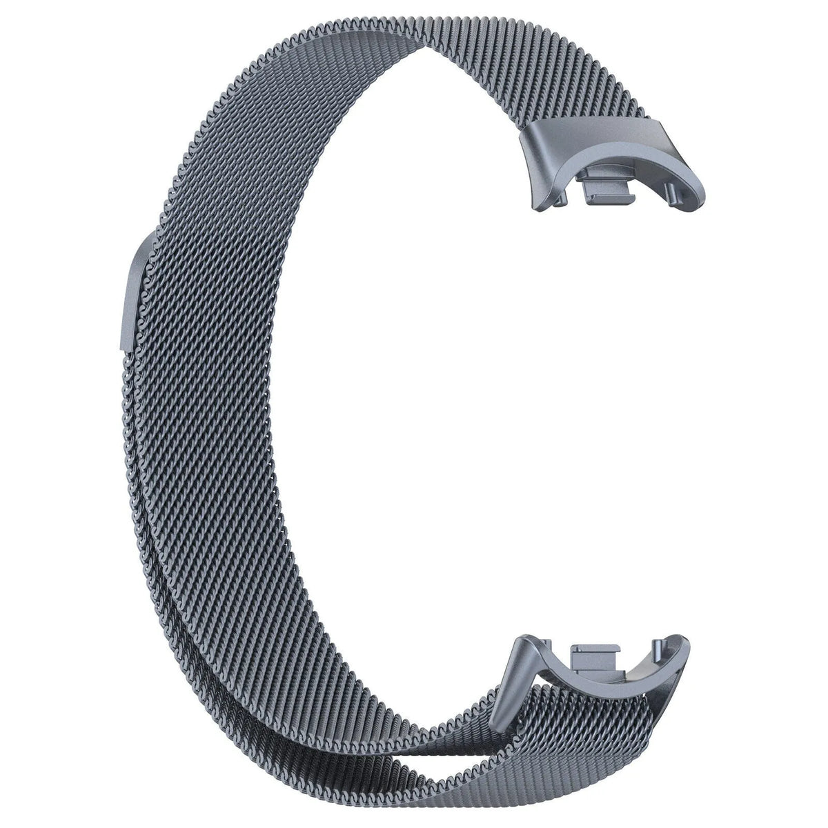 Milanese Strap, space grey, without a watch, 3/4 front view