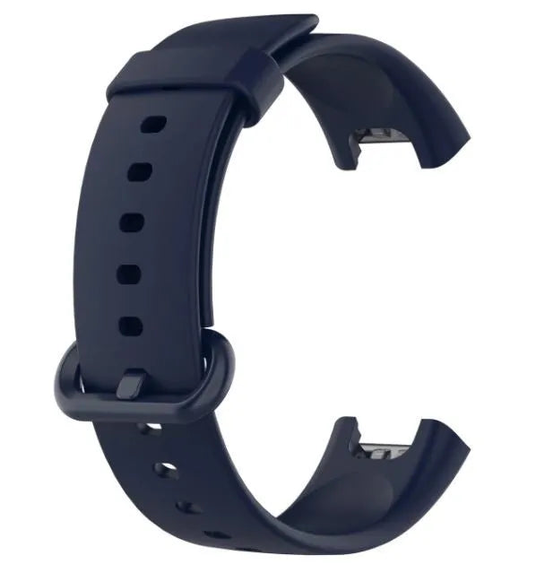 Silicone Strap, dark blue, without a watch, 3/4 front view