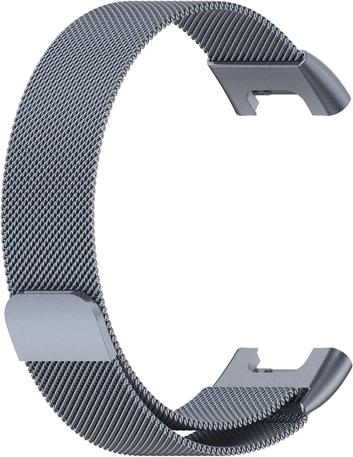 Milanese Strap, space grey, without a watch, 3/4 front view