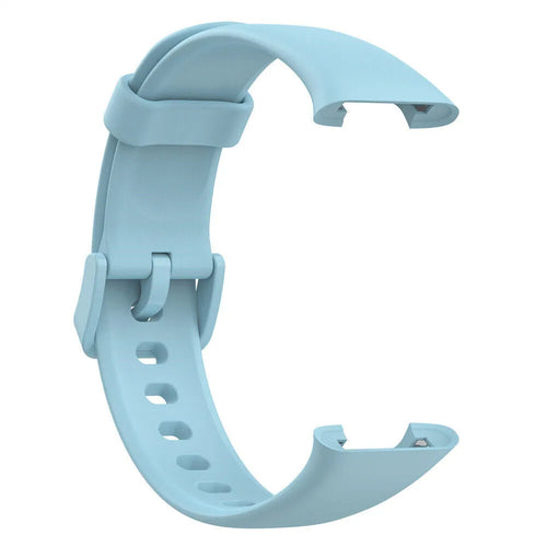 Silicone Strap, light blue, without a watch, 3/4 front view