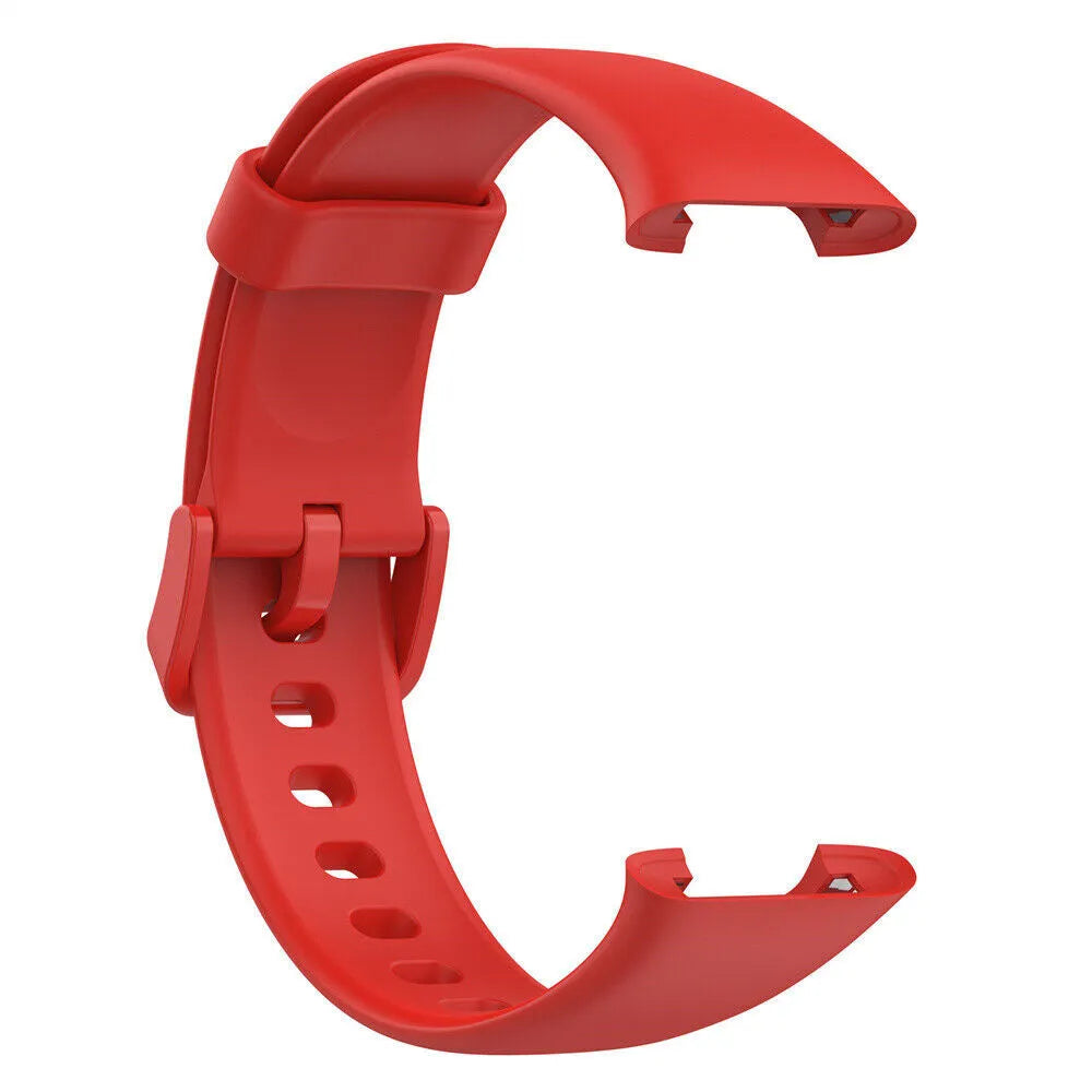 Silicone Strap, red, without a watch, 3/4 front view