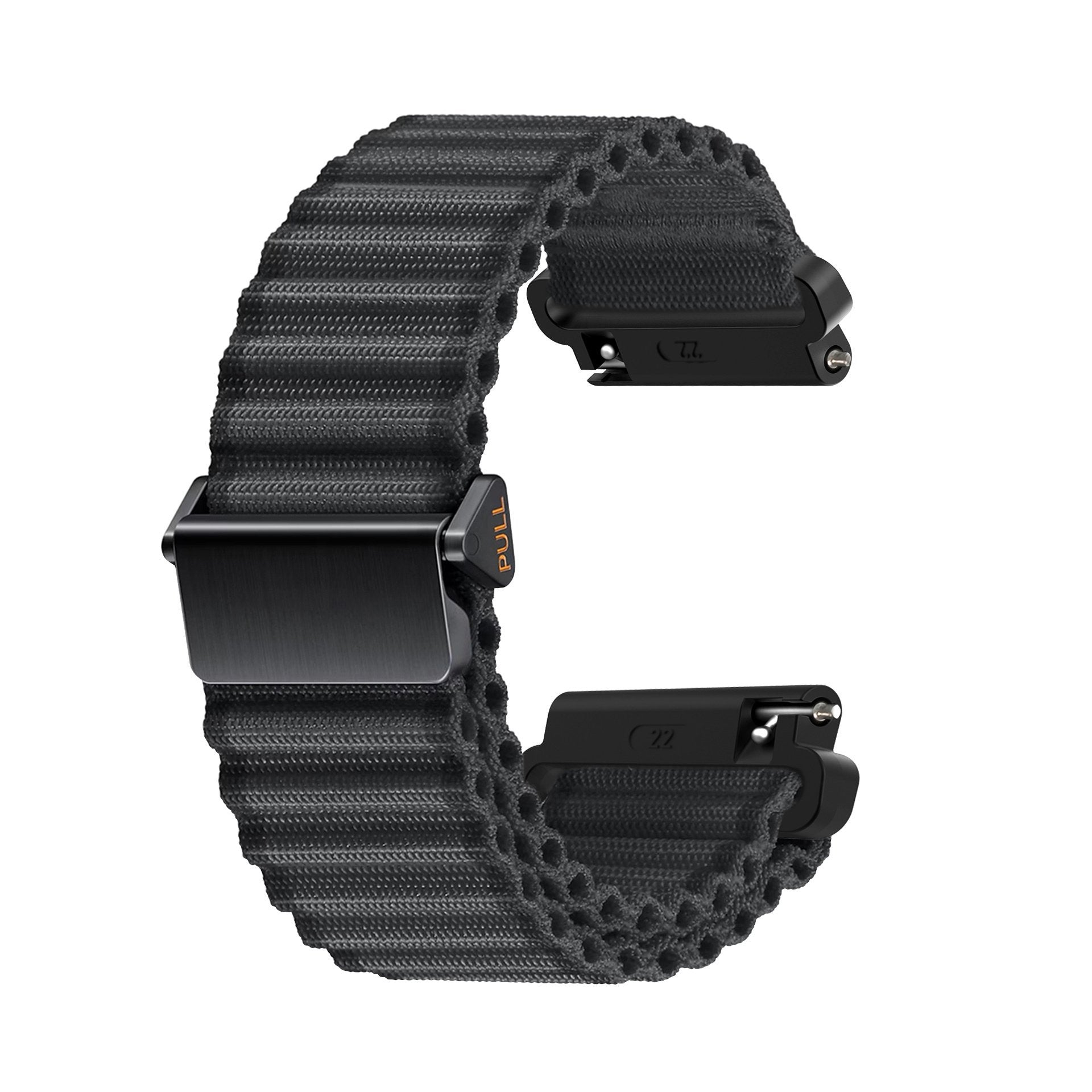Samsung Galaxy Watch 3 45mm Outdoor Nylonarmband (Schwarz)