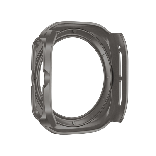 Bandz Samsung Galaxy Watch Ultra Bezel PC Hülle (Titan Grau mit Weiß)