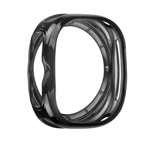 Bandz Samsung Galaxy Watch Ultra galvanisiertes TPU-Gehäuse (Schwarz)