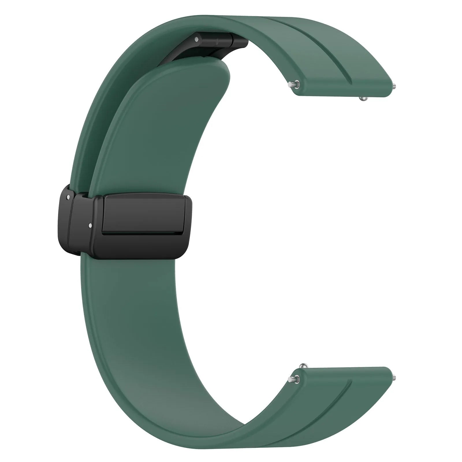 Amazfit GTS 4 D-Buckle Silicone Strap (Dark Green)