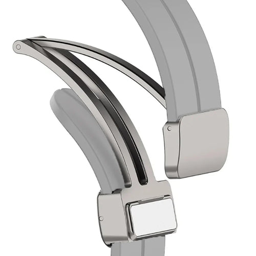 Samsung Galaxy Watch 6 Classic 43mm Silikonarmband D-Schnalle (Grau)