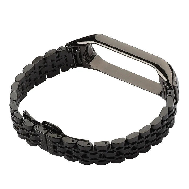 Metal Strap, black, without a watch, 3/4 rear view