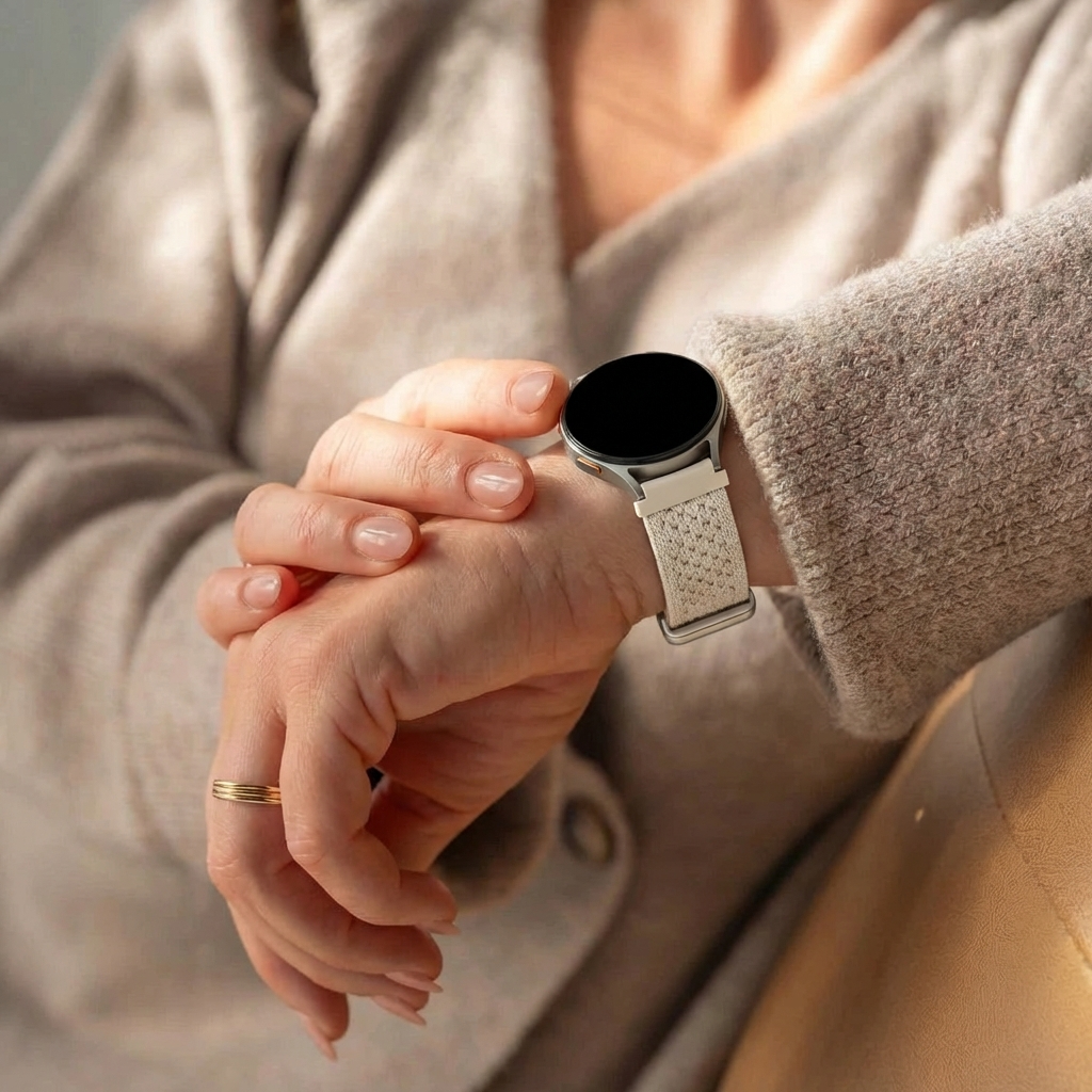 Bandz Xiaomi Watch S4 - 41mm Vintage Nylonarmband (Polarstern)