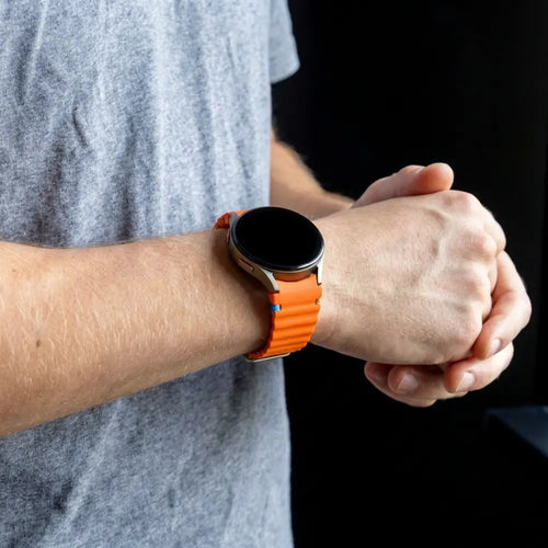 Bandz Samsung Galaxy Watch 7 - 44mm Wave-Armband 'Easy Fit' (Orange)