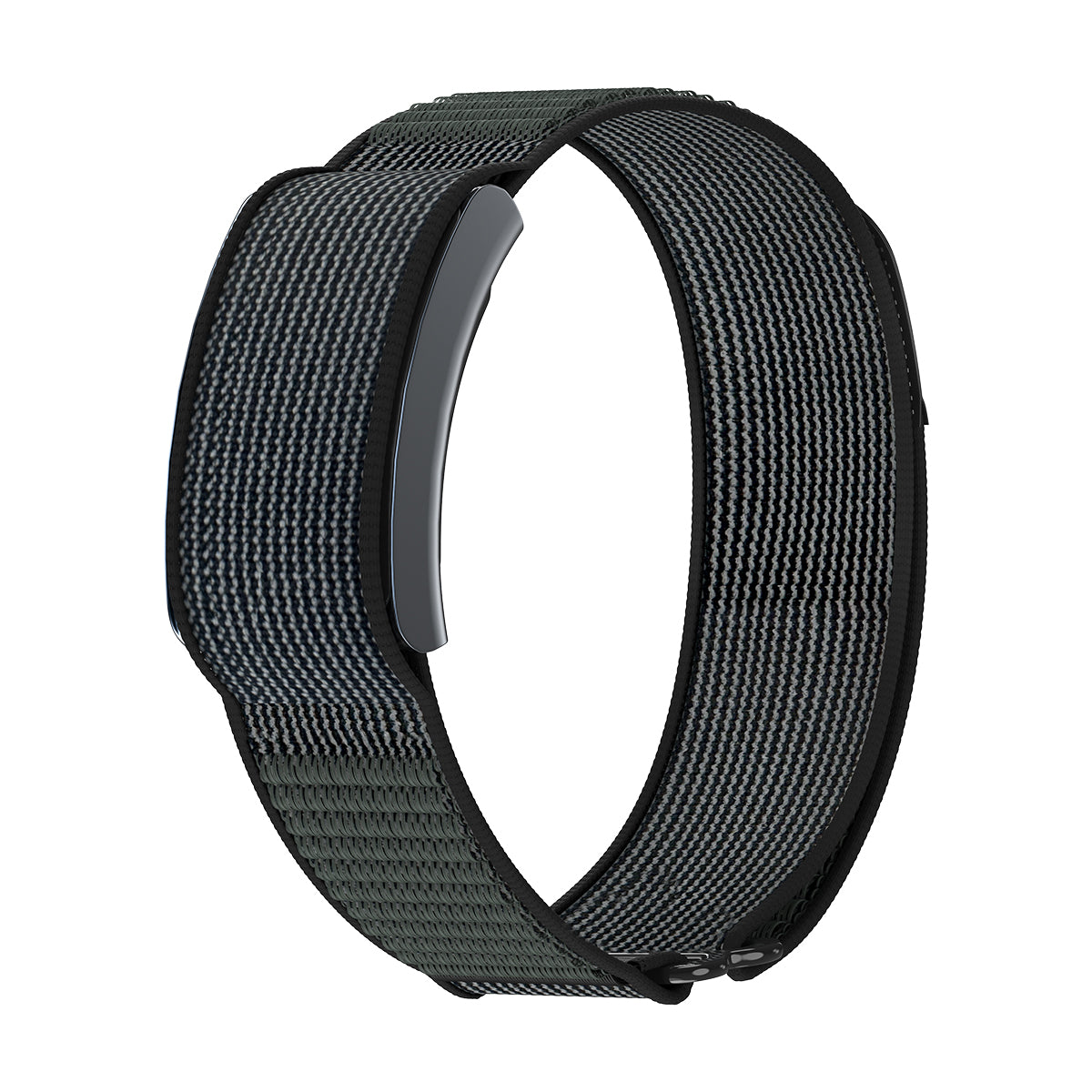 Amazfit Helio Strap Nylon Armband (Schwarz/Grau)