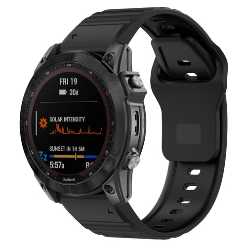 Garmin Tactix 8 - 47mm Outdoor Silikonarmband (Schwarz)