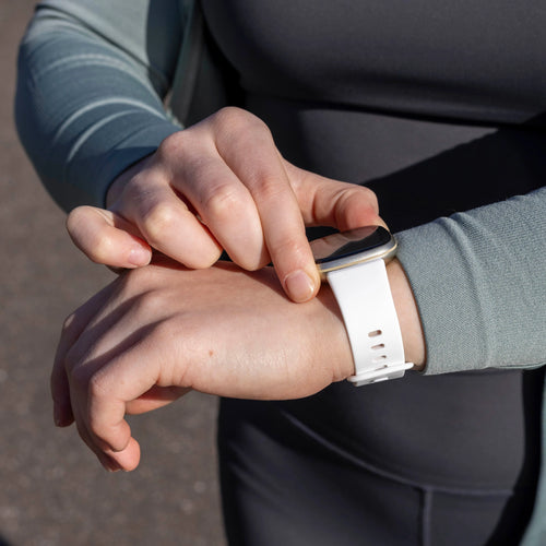 Fitbit Versa 4 Silicone Strap Classic (White)