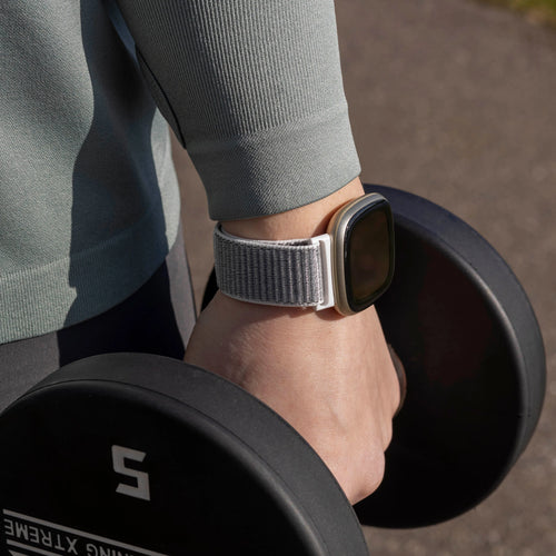 Fitbit Versa 3 Nylonarmband (Muschel)