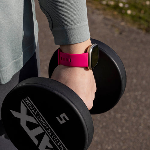 Fitbit Sense 2 Silikonarmband Classic (Pink)