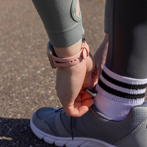 Fitbit Sense 2 Luxus Silikonarmband (Rosa)
