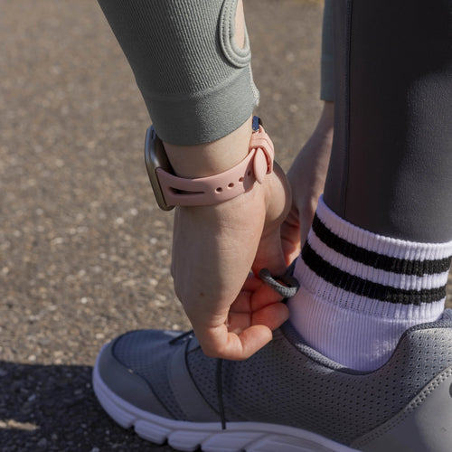 Fitbit Sense 2 Luxus Silikonarmband (Rosa)