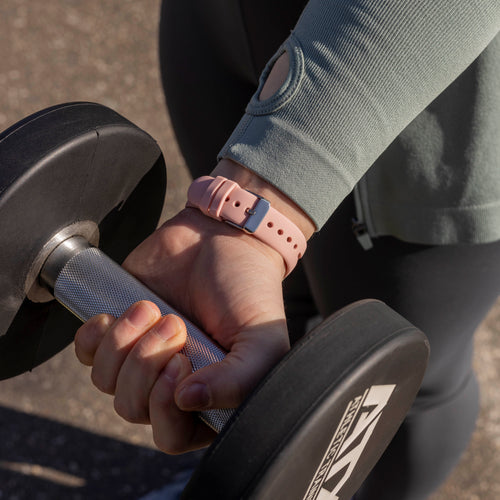Fitbit Sense 2 Luxus Silikonarmband (Rosa)