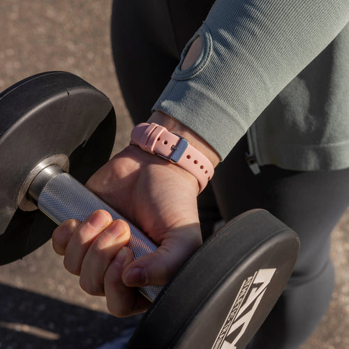 Fitbit Sense 2 Luxus Silikonarmband (Rosa)