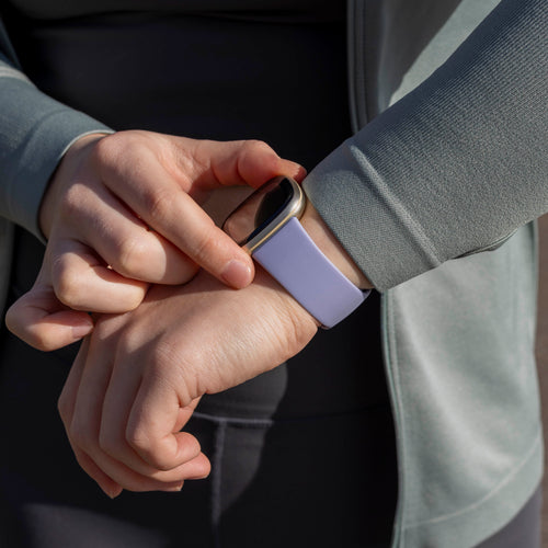 Fitbit Sense Silikonarmband Classic (Lavendel)