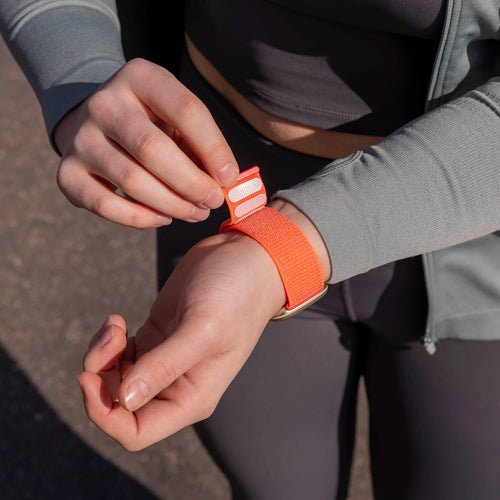 Fitbit Sense Nylon Strap (Orange)