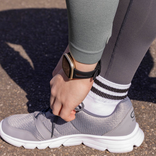 Fitbit Sense Luxus-Silikonarmband (Schwarz)