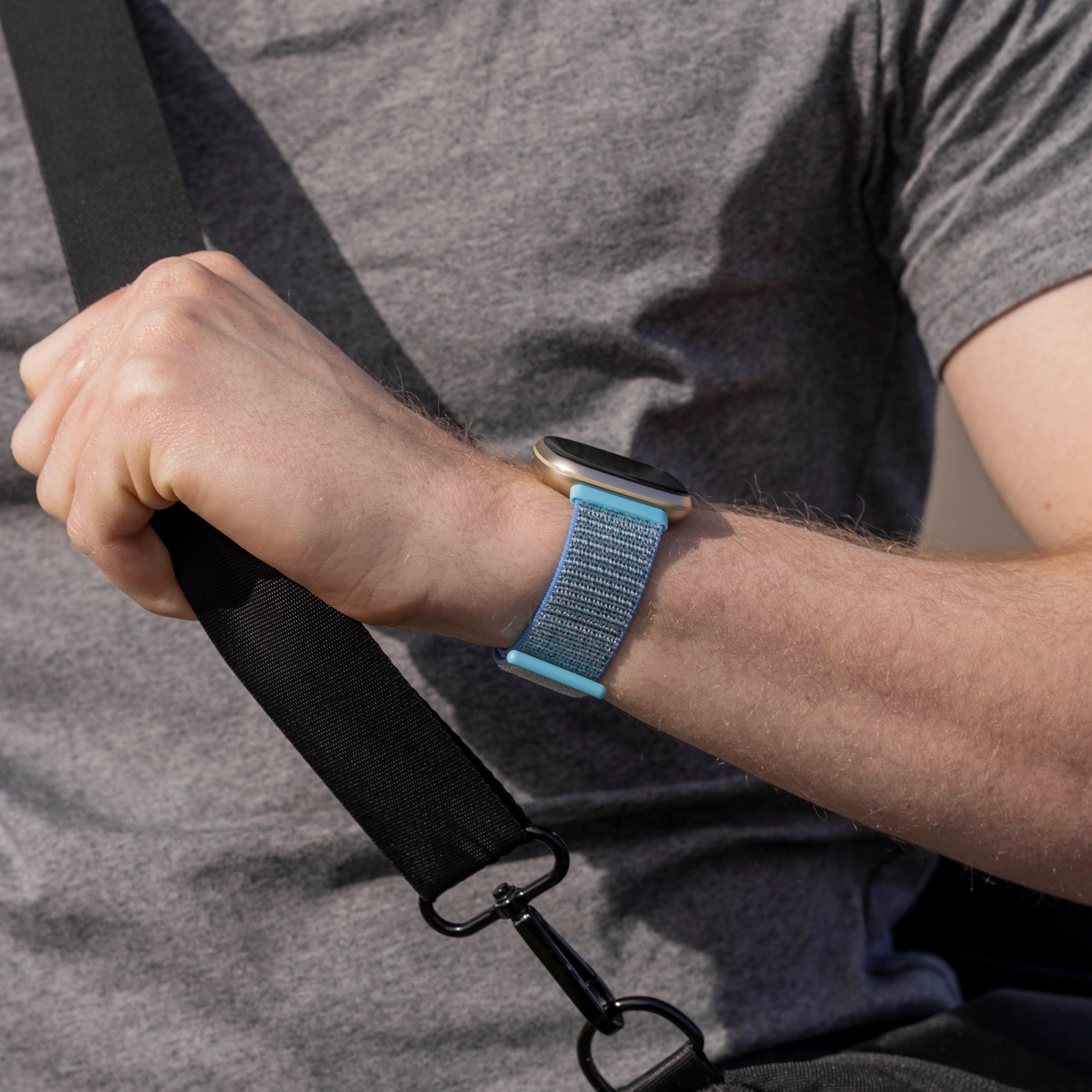 Fitbit Sense Nylon Strap (Light Blue)