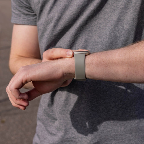 Fitbit Sense 2 Silikonarmband Classic (Grau)