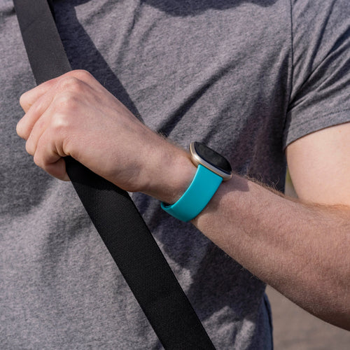 Fitbit Sense 2 Silikonarmband Classic (Aqua)