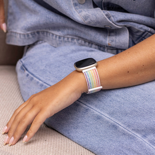 Fitbit Sense Nylon Strap (Multicoloured)