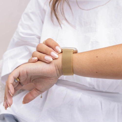 Fitbit Versa 3 Milanese Armband (Gold)