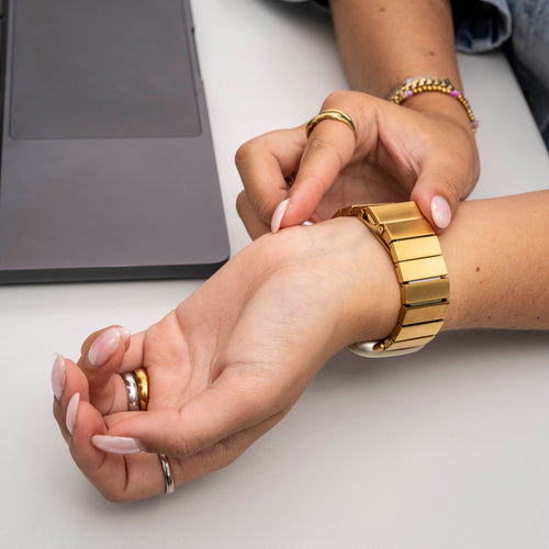 Fitbit Sense Metal Strap (Gold)