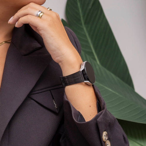 Samsung Galaxy Watch 4 44mm Fine Steel Strap (Black)