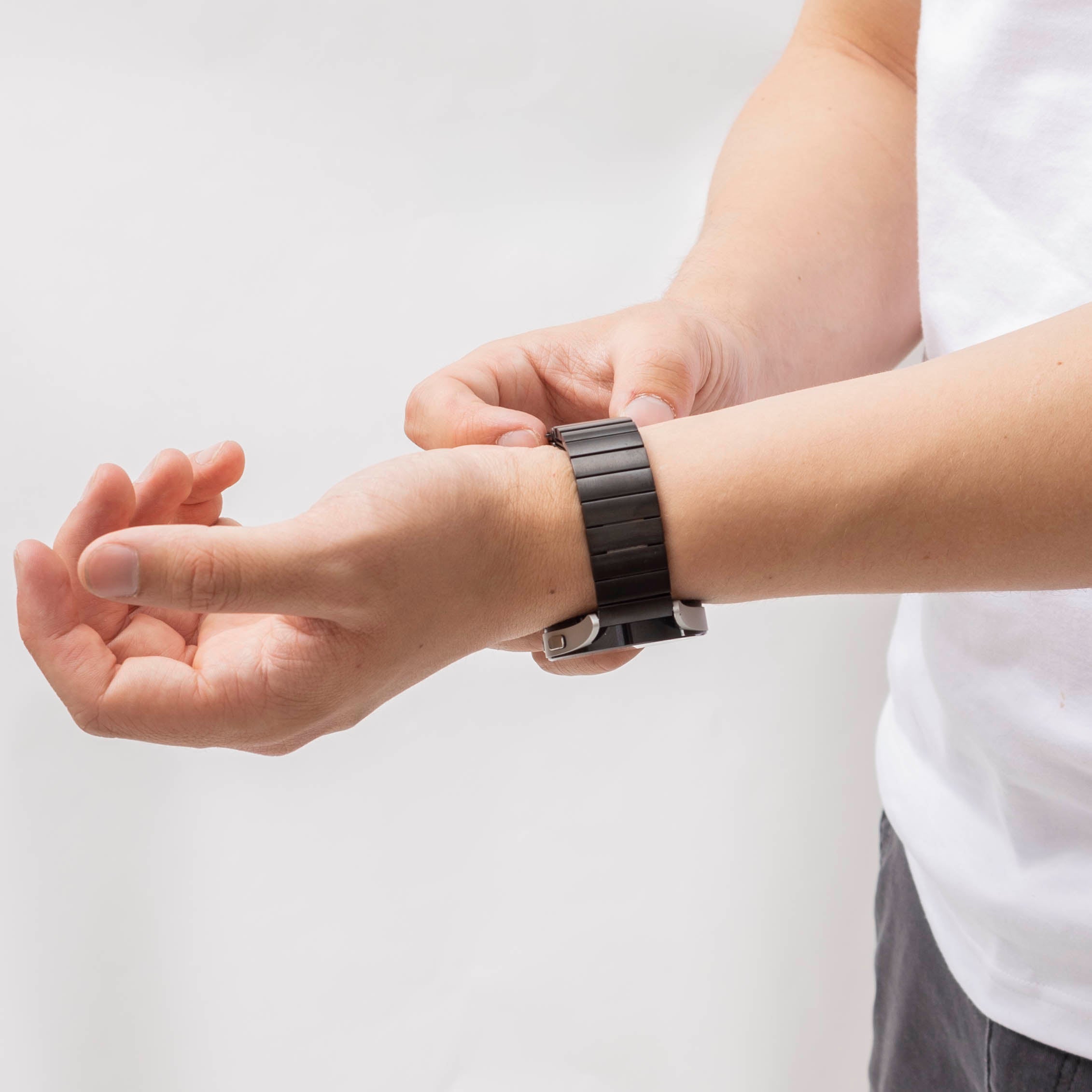 Amazfit GTS 3 Metallarmband (Schwarz)