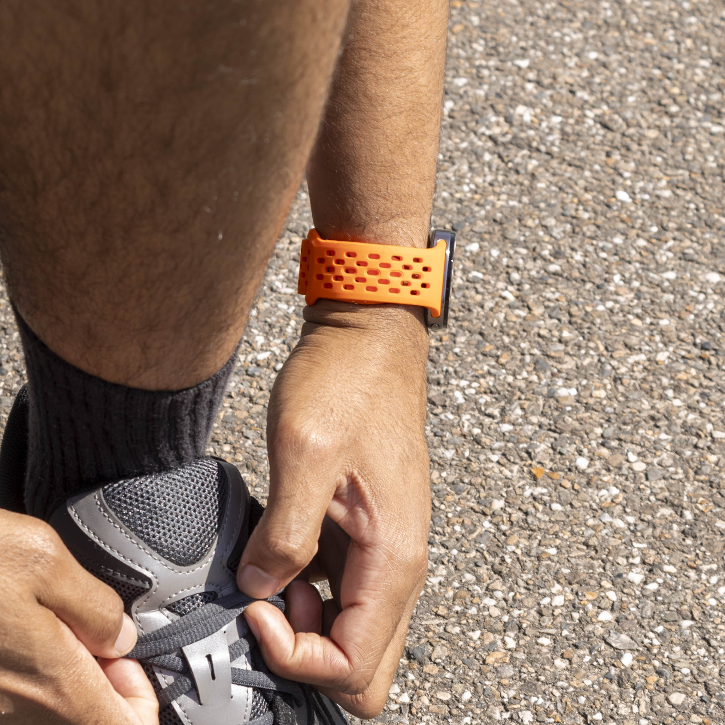 Samsung Galaxy Watch 8 - 44mm Silicone Air Strap (Orange)