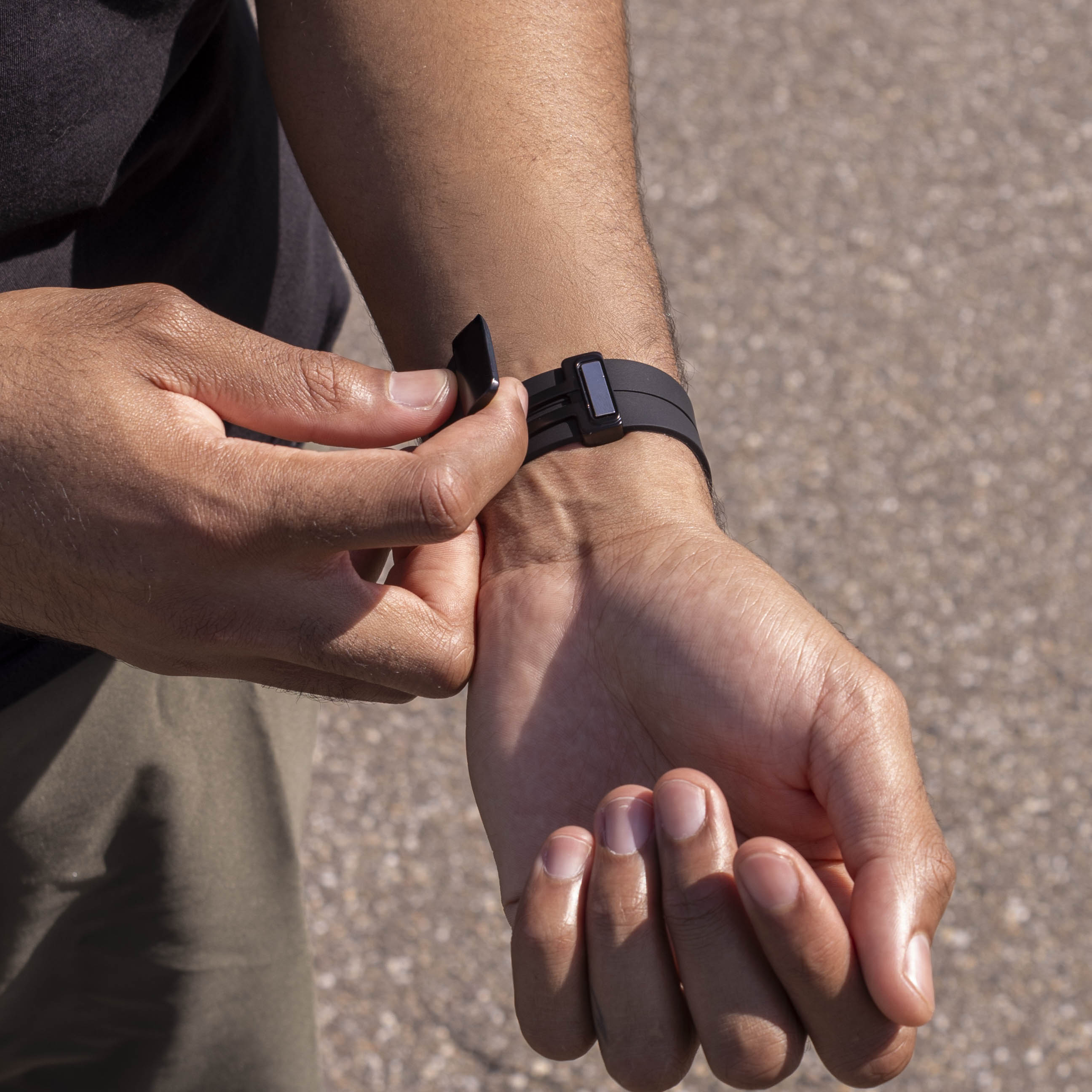 Samsung Galaxy Watch 8 Classic D-Buckle Silicone Strap (Black)