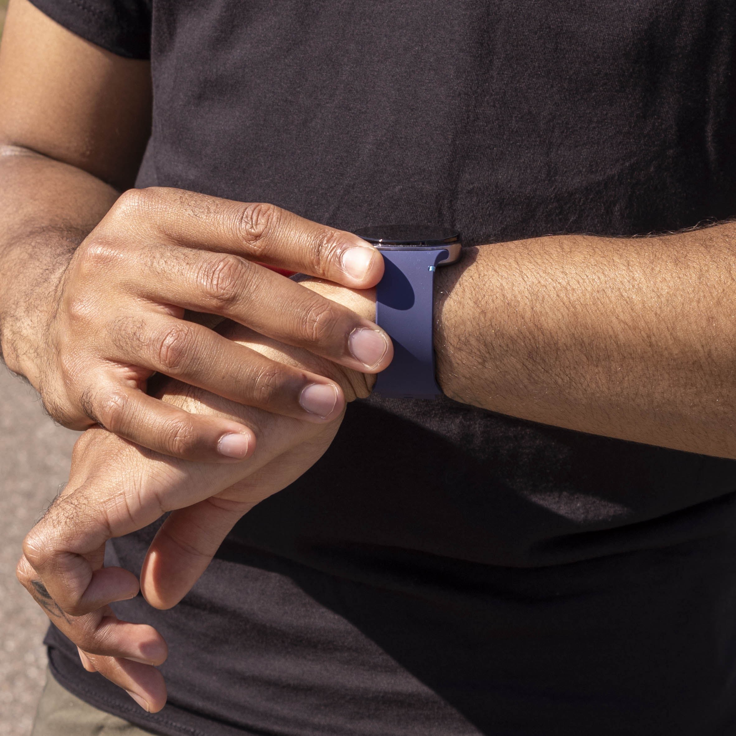 Samsung Galaxy Watch 8 - 44mm Silicone Strap (Dark Blue)