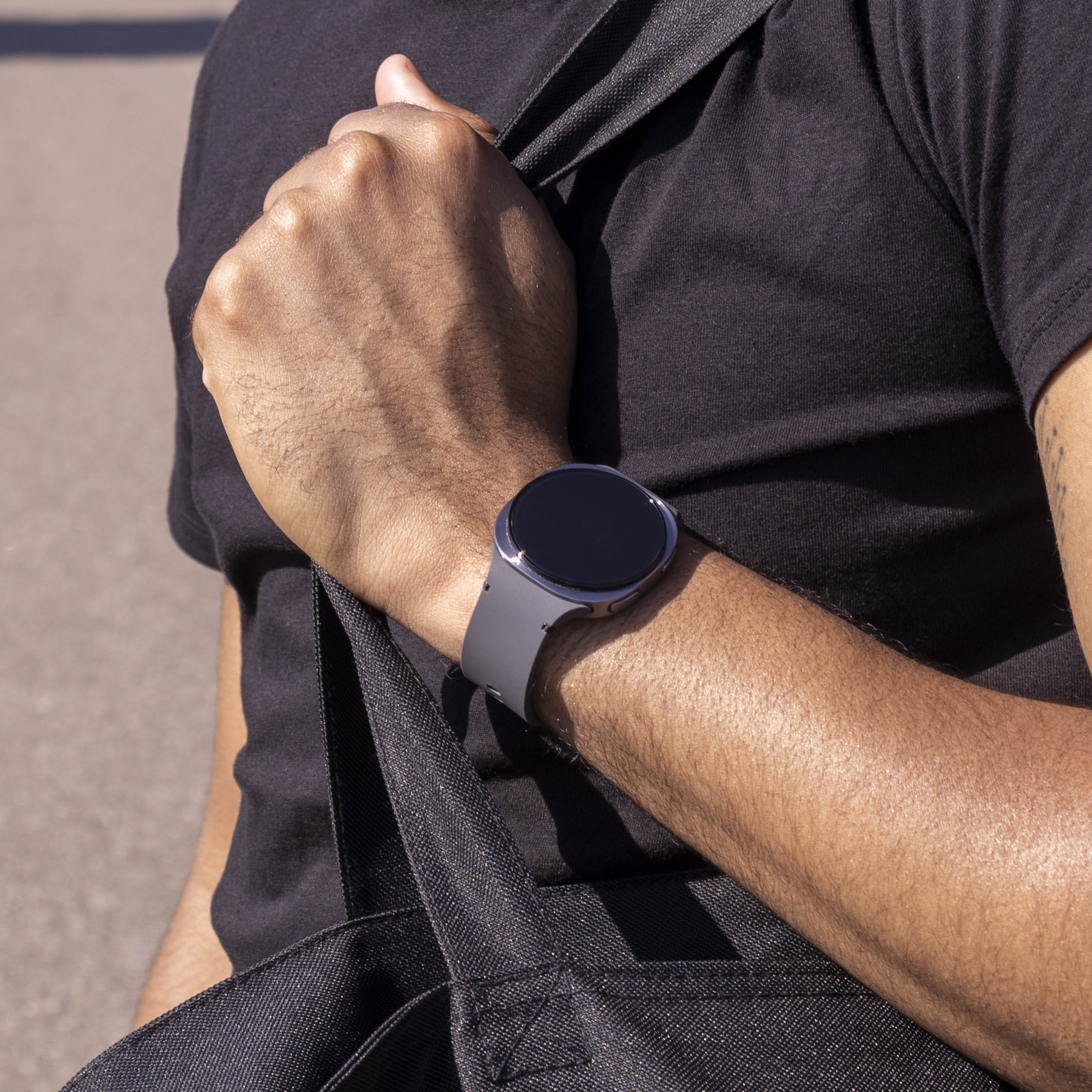 Samsung Galaxy Watch 8 Classic Silicone Strap (Dark Grey)