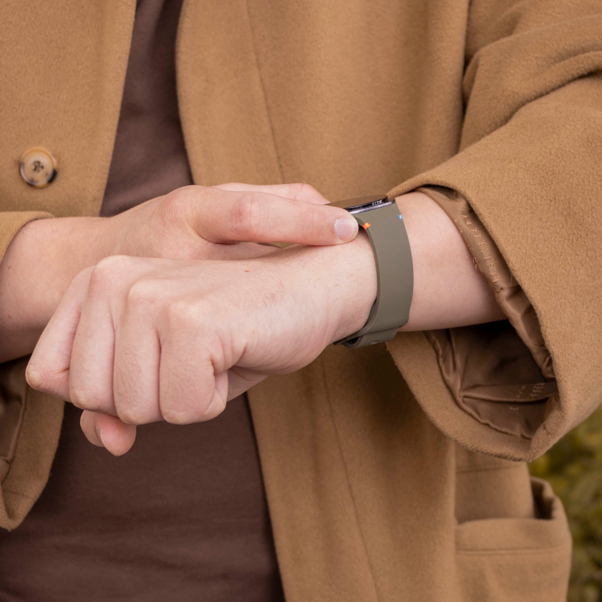 Samsung Galaxy Watch 8 Classic Silikonarmband (Armee Grün)