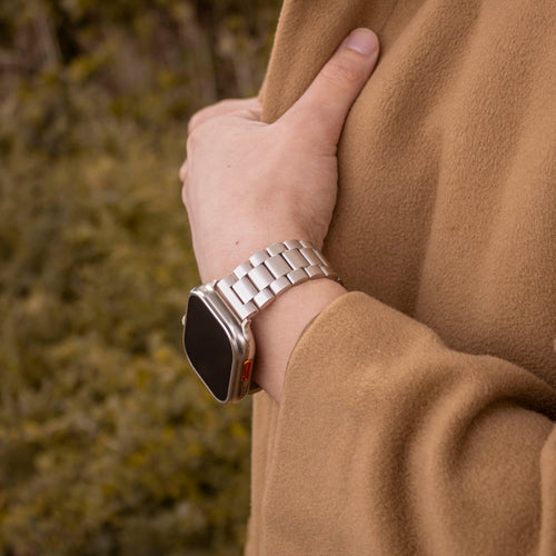Apple Watch Steel Strap (Starlight)