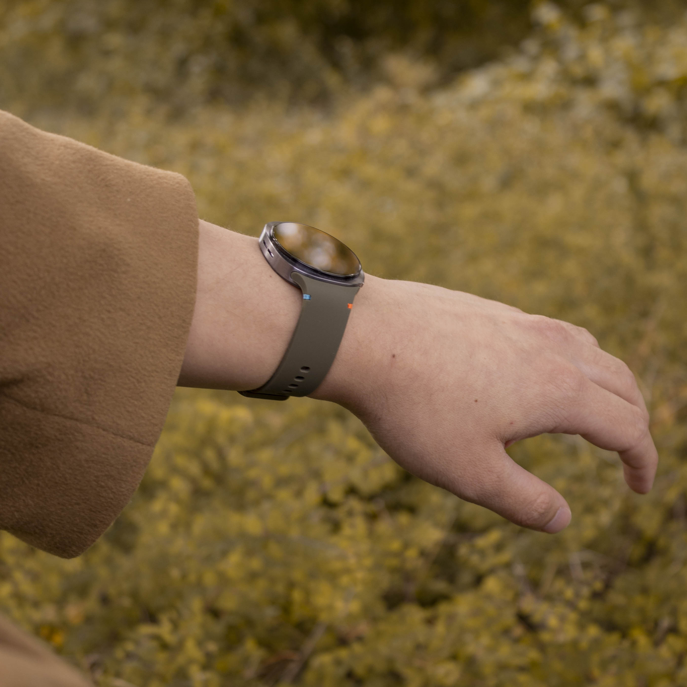 Samsung Galaxy Watch 8 Classic Silikonarmband (Armee Grün)