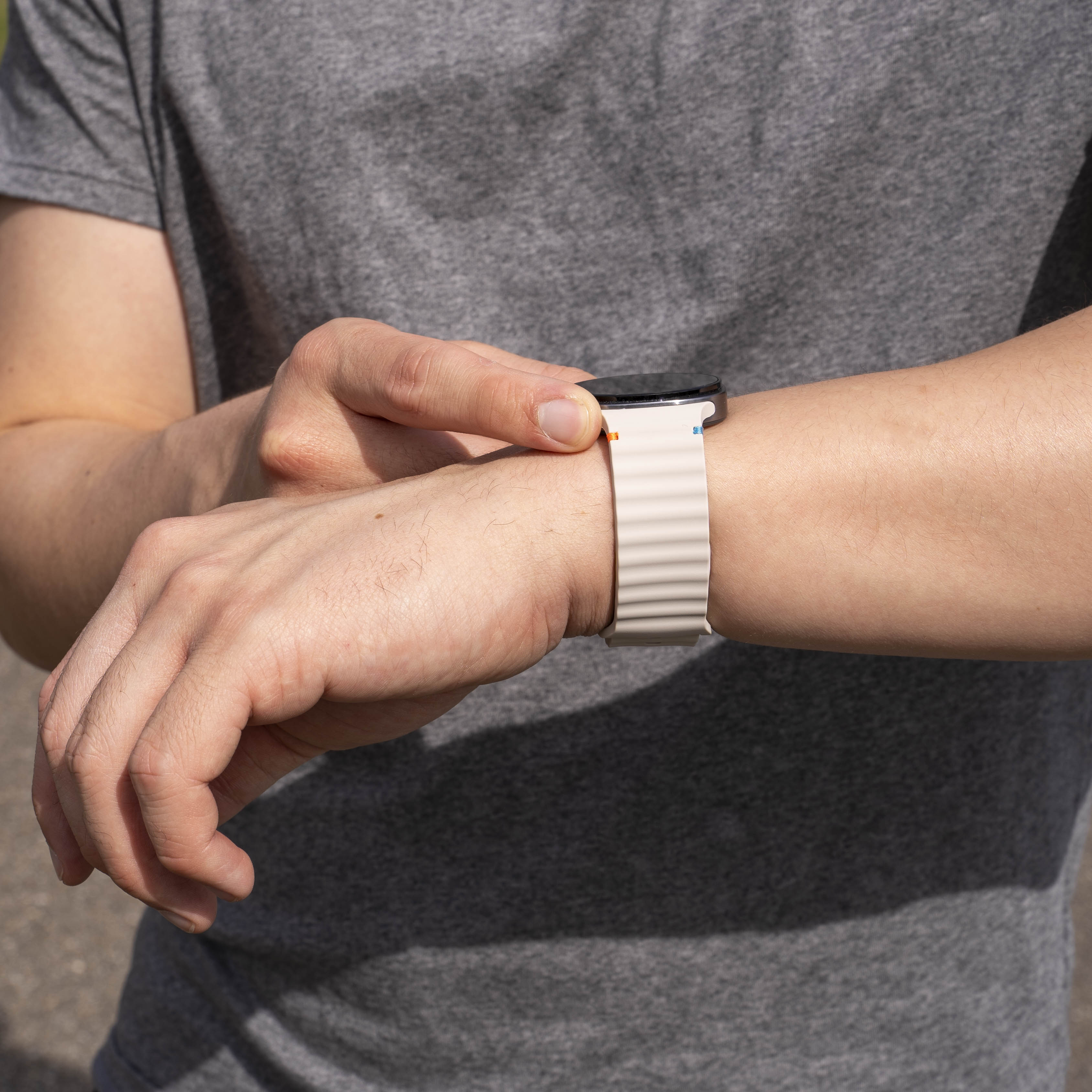 Samsung Galaxy Watch 8 Classic Wave Silikonarmband (Polarstern)