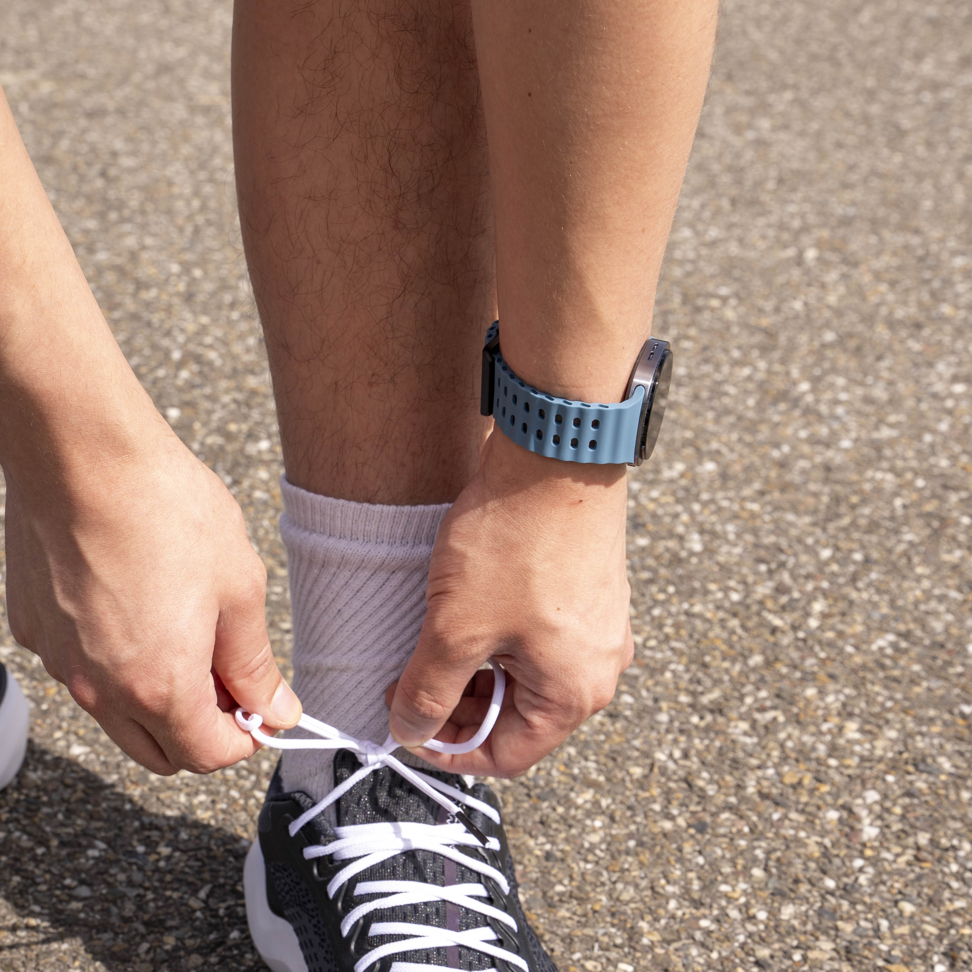 Samsung Galaxy Watch 8 - 44mm Ocean Armband (Matt Blau)