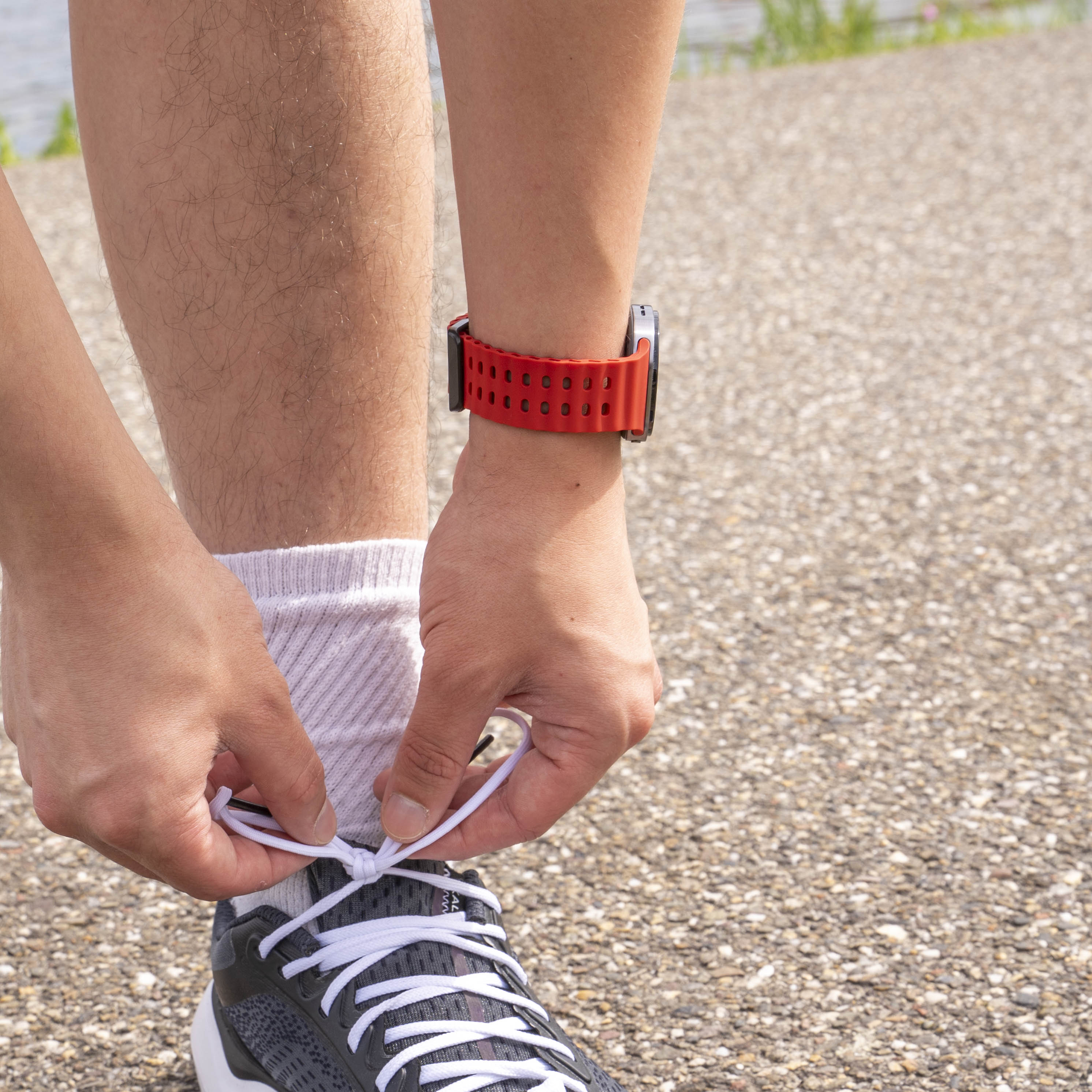 Samsung Galaxy Watch 8 - 44mm Ocean Armband (Rot)