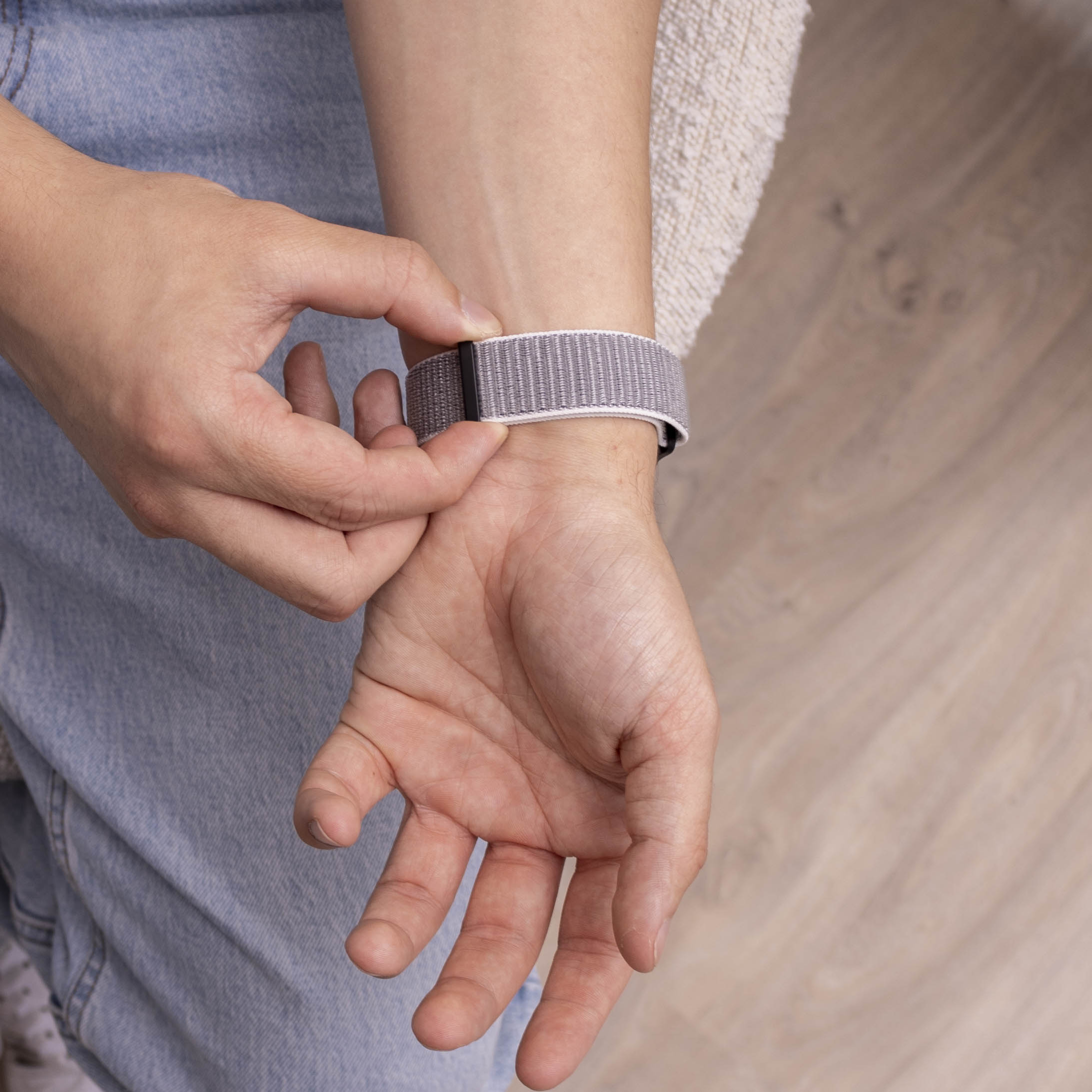 Samsung Galaxy Watch 8 Classic Nylon Strap (Seashell)