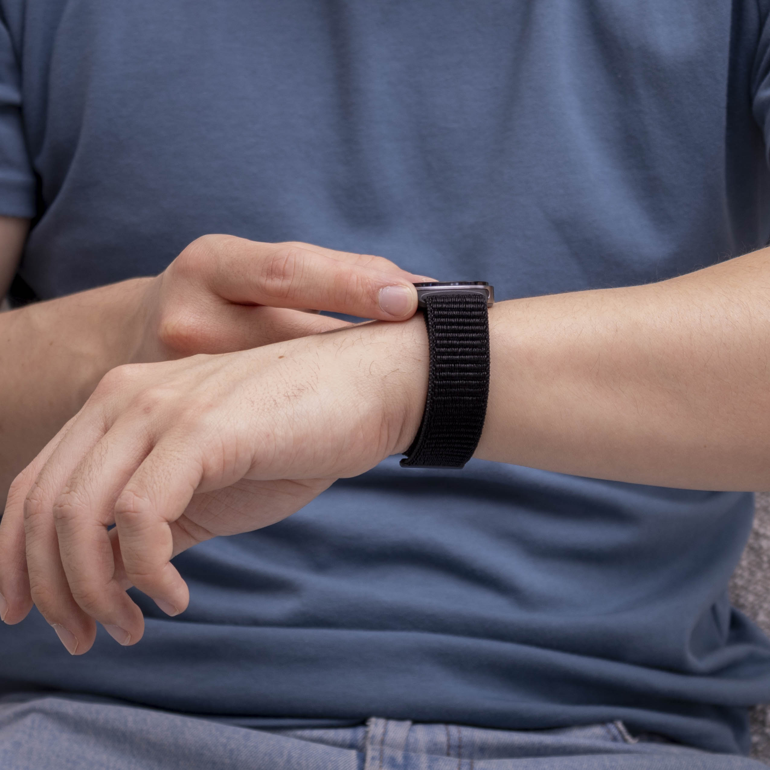 Samsung Galaxy Watch 8 Classic Nylon Strap (Black)