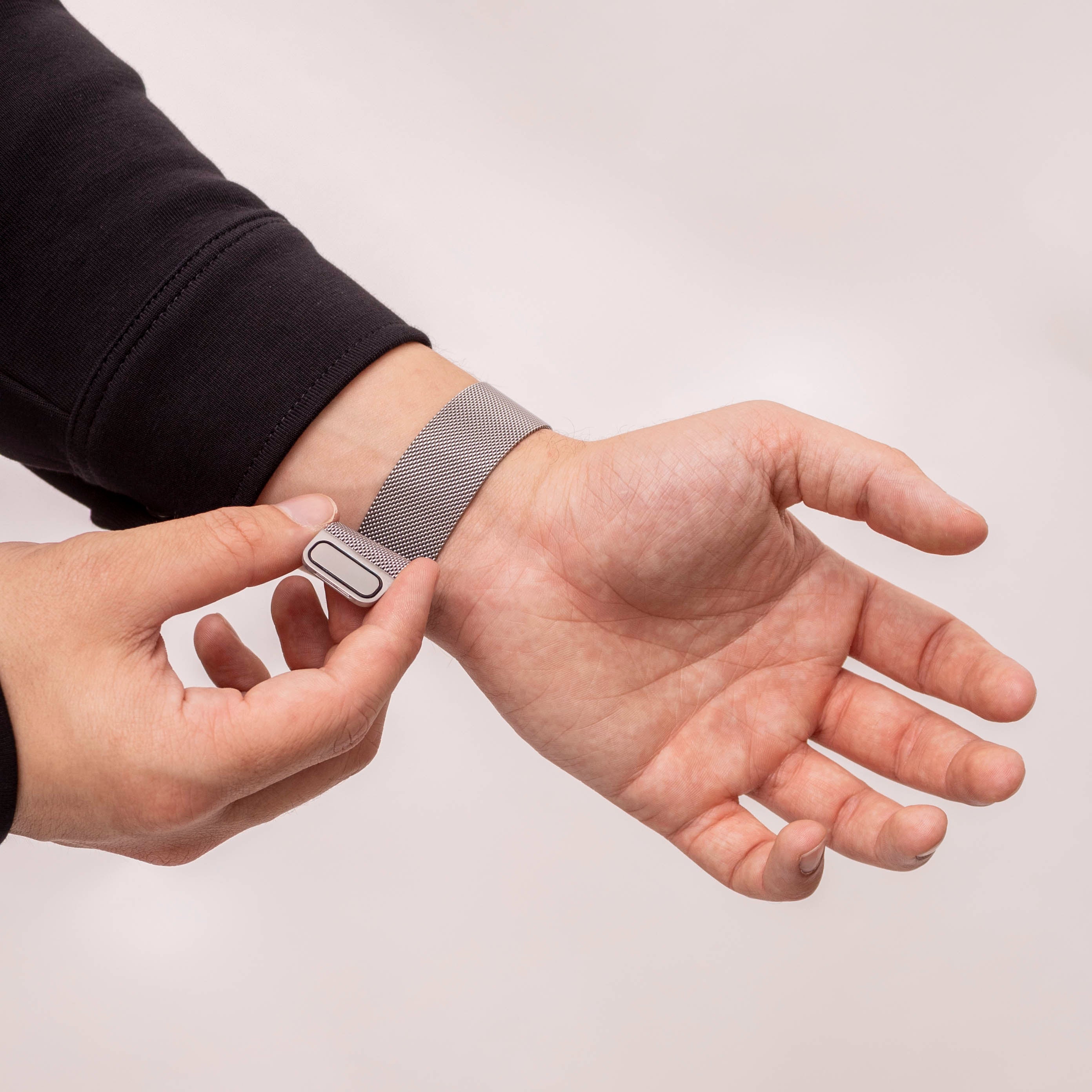 Samsung Galaxy Watch 8 Classic Milanese Strap (Silver)